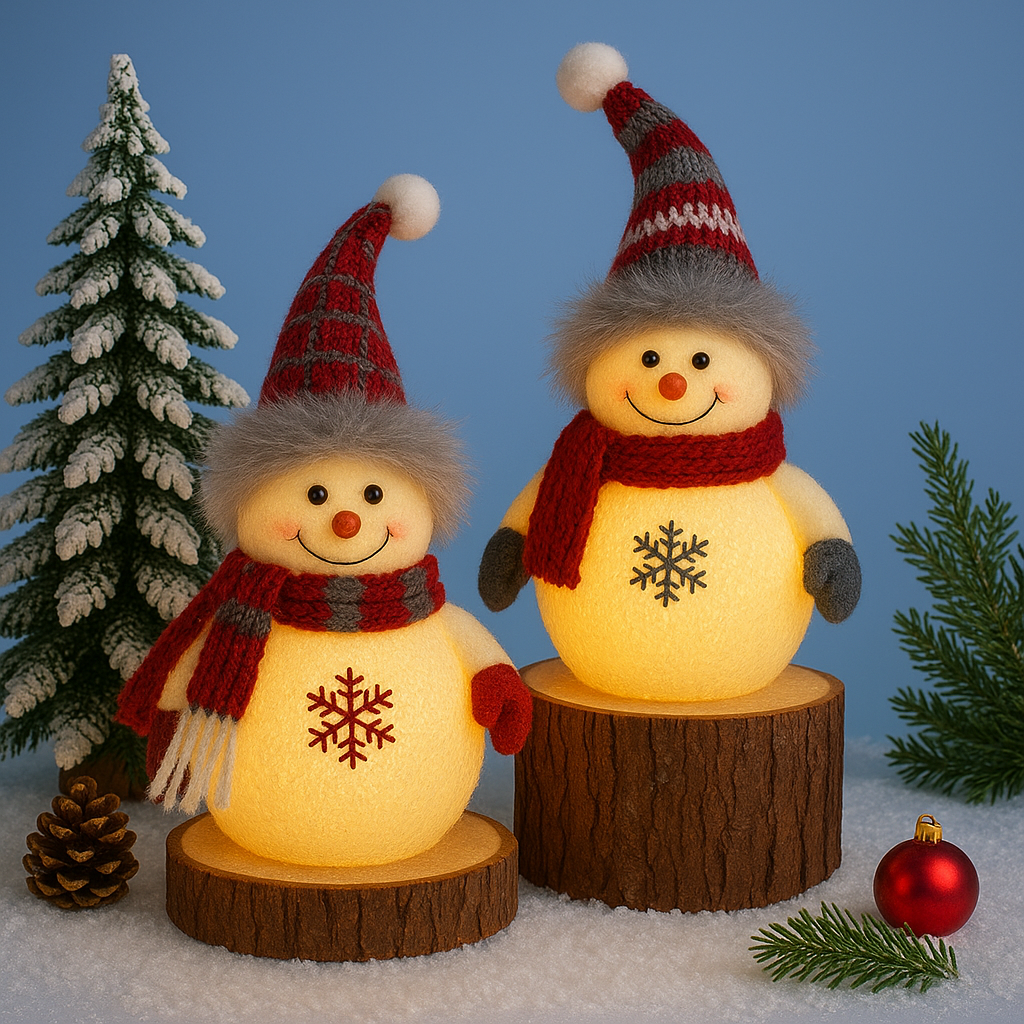 Glow Snowman Figurines™