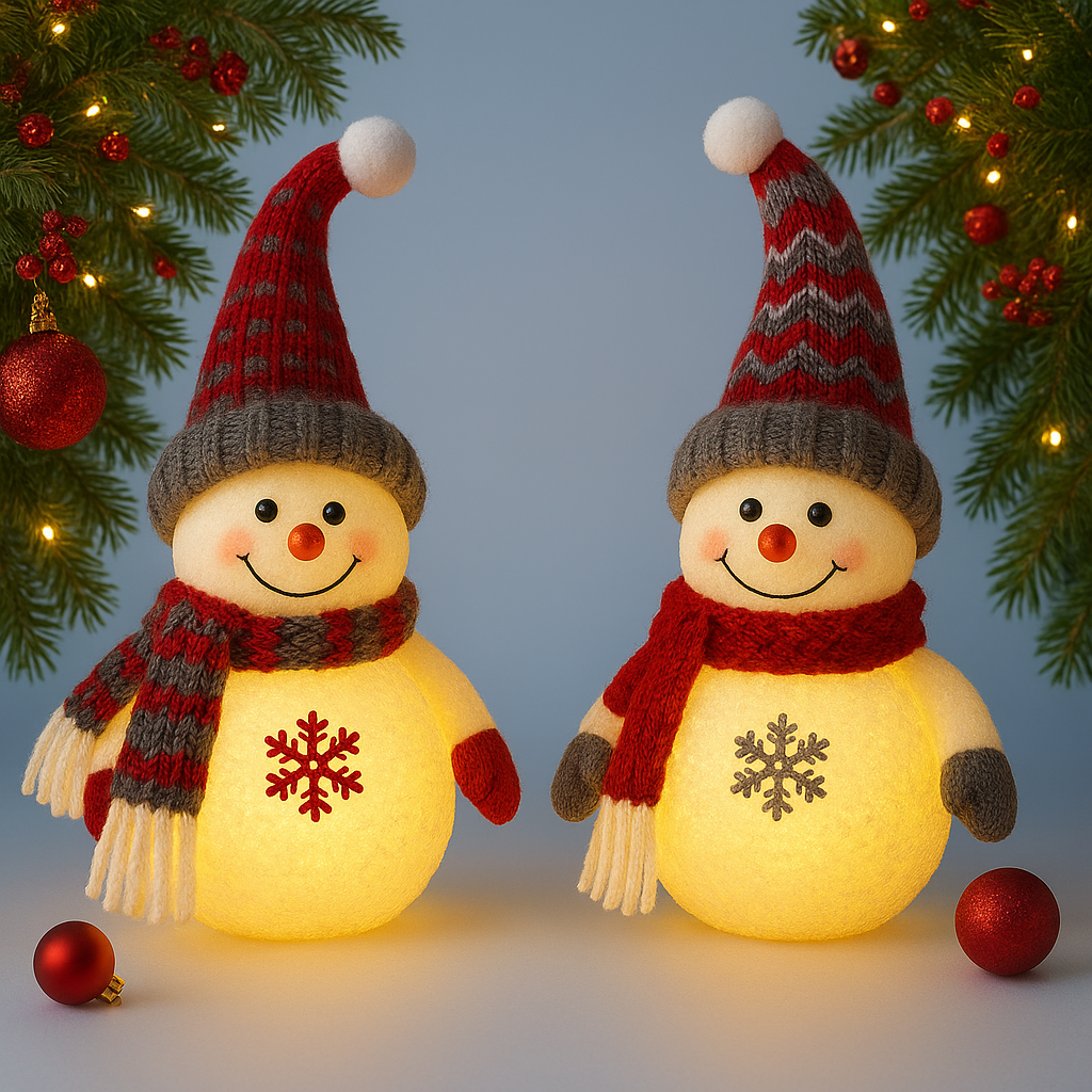 Glow Snowman Figurines™